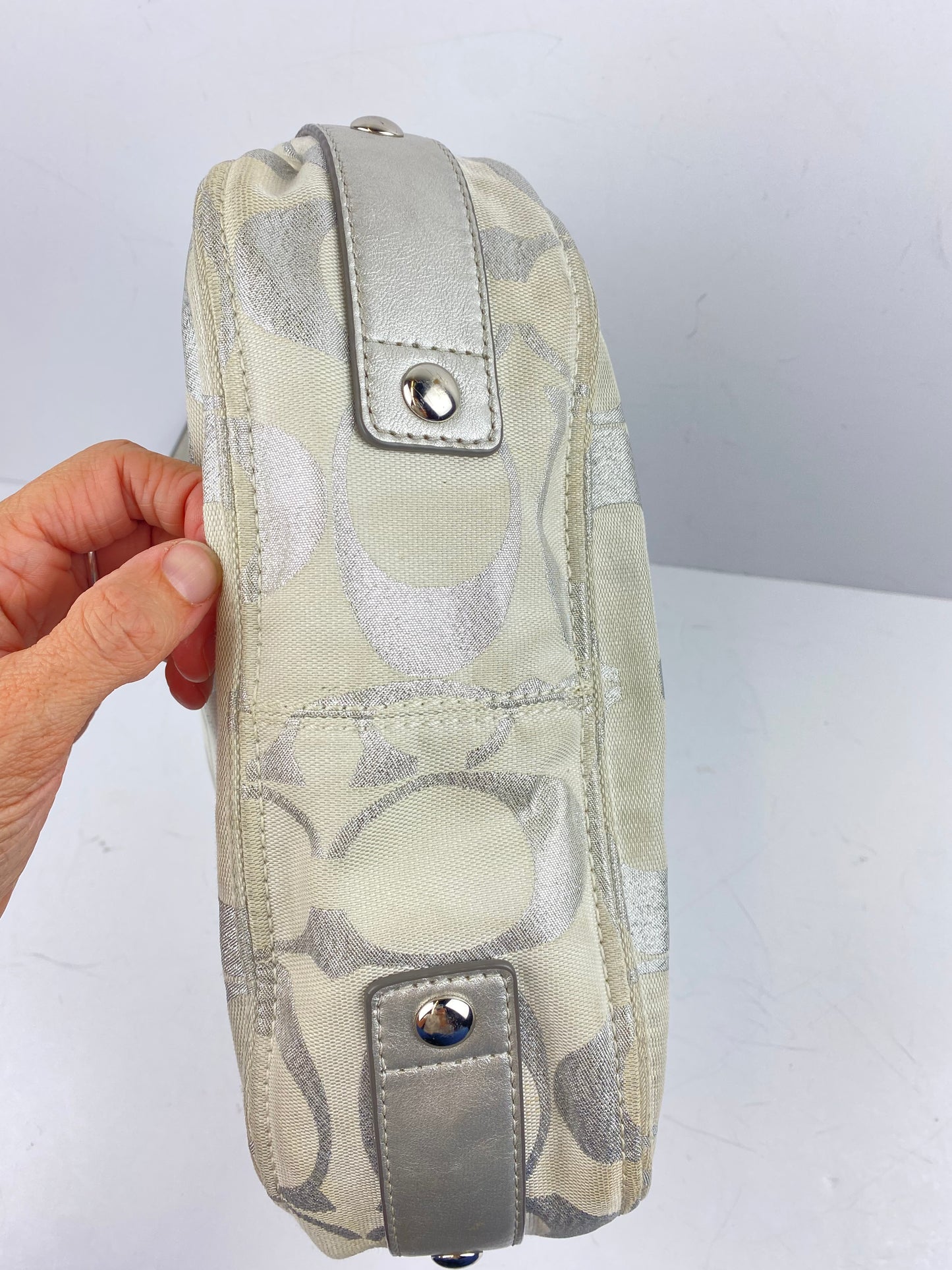 Handbag Designer By Coach, Size: Medium