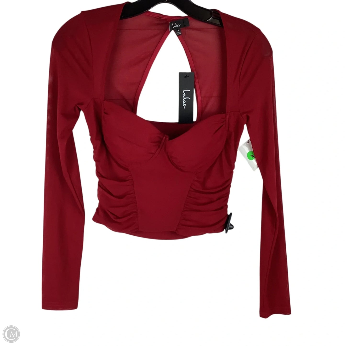 Top Long Sleeve By Lulus In Red, Size: S