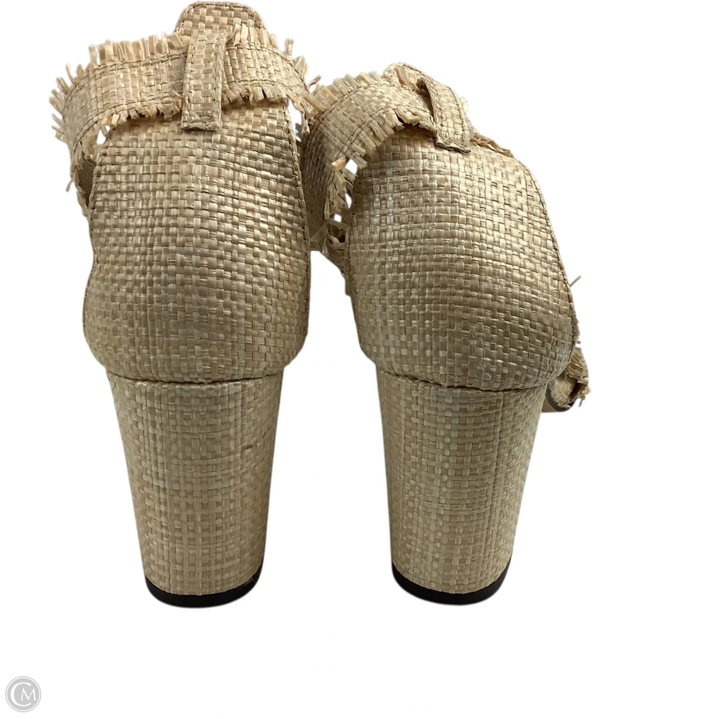 Shoes Heels Block By Clothes Mentor In Tan, Size: 8