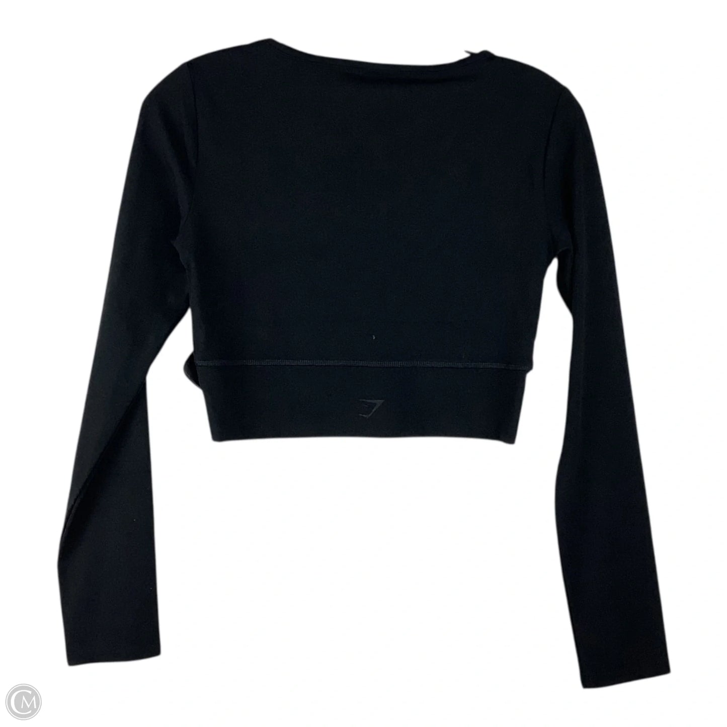 Athletic Top Long Sleeve Crewneck By Gym Shark In Black, Size: Xs