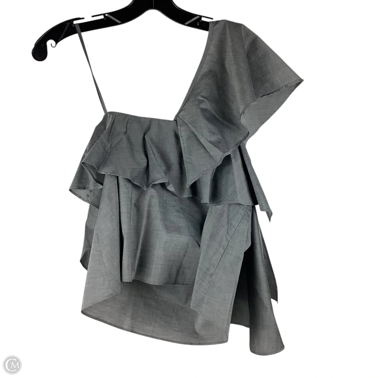 Top Sleeveless Designer By Milly In Grey, Size: 4/S