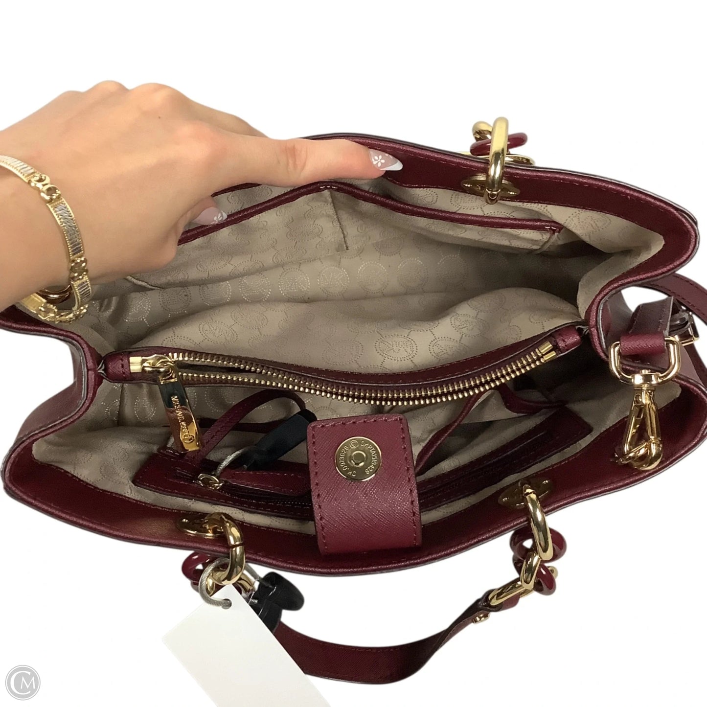 Handbag Designer By Michael Kors, Size: Large