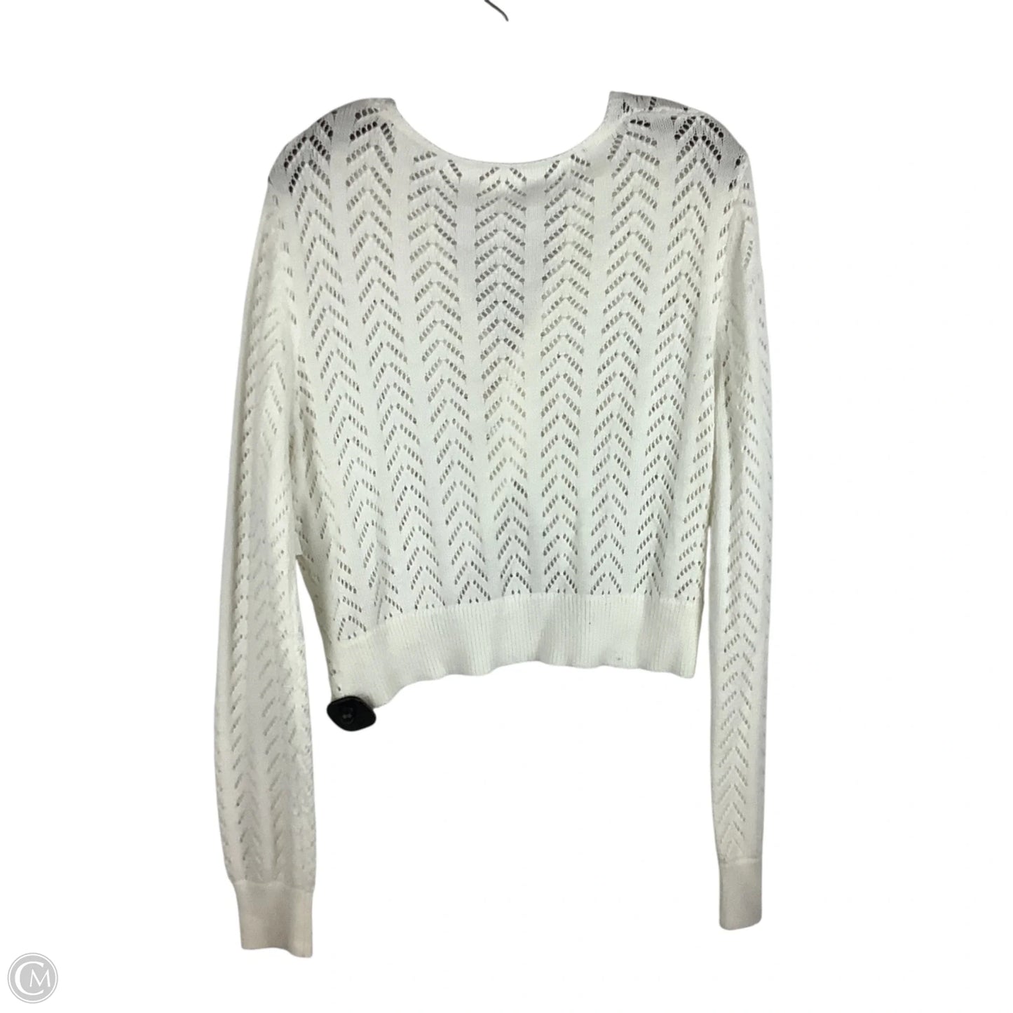 Sweater By Clothes Mentor In White, Size: Xl