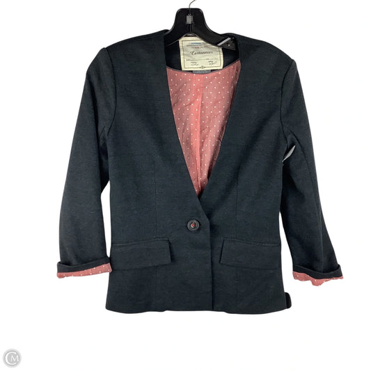 Blazer By Anthropologie In Grey, Size: Xs