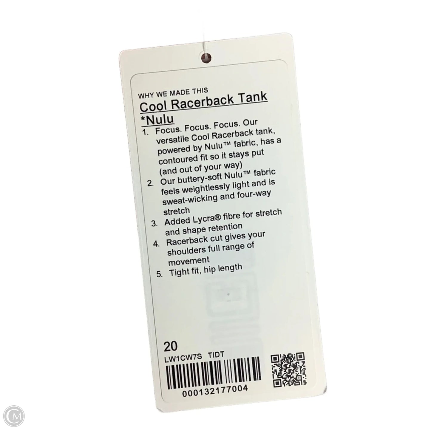 Athletic Tank Top By Lululemon In Green, Size: 20