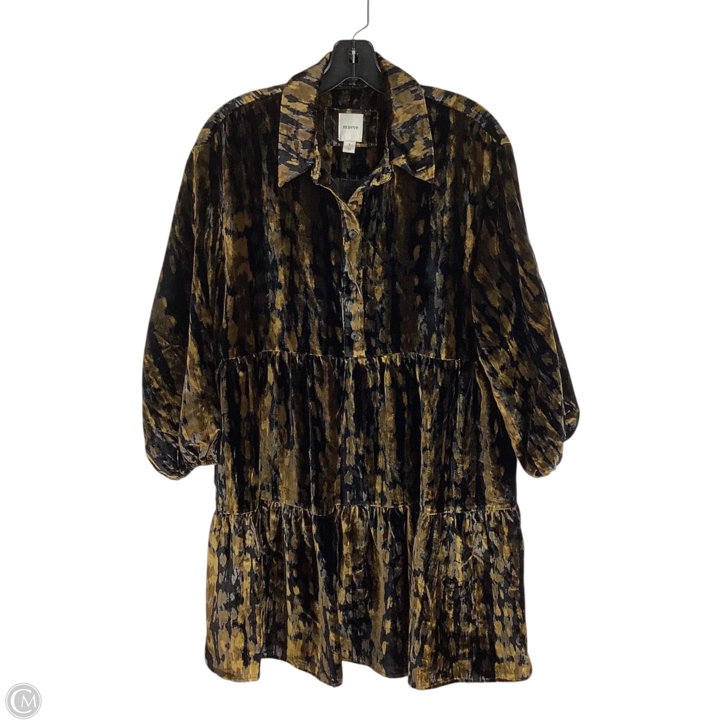 Dress Party Short By Maeve In Black & Brown, Size: S