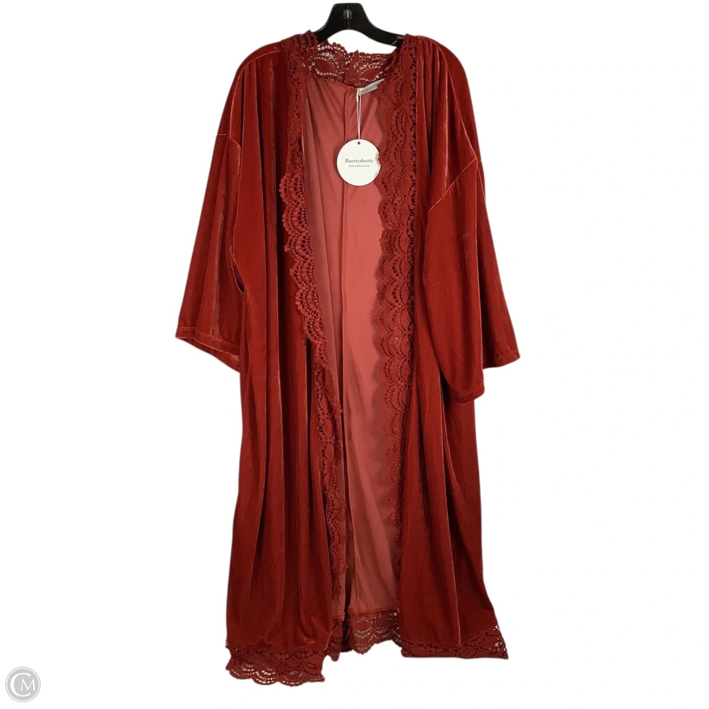 Cardigan By Rusttydustty In Red, Size: 2x