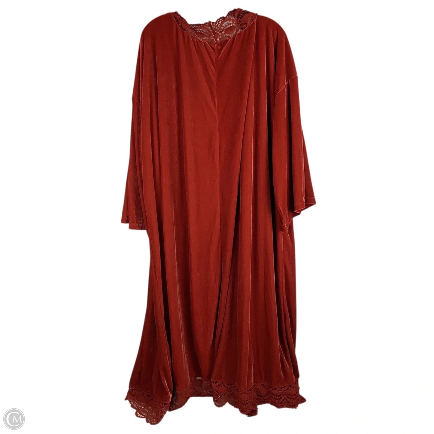 Cardigan By Rusttydustty In Red, Size: 2x