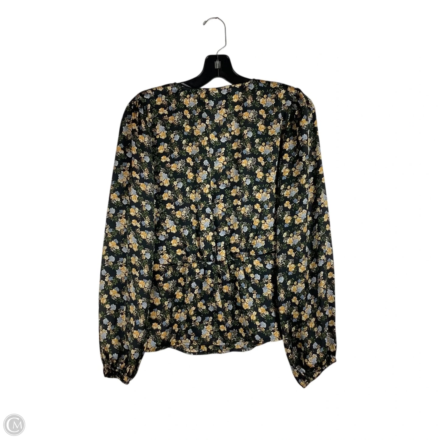 Top Long Sleeve By Philosophy In Floral Print, Size: L