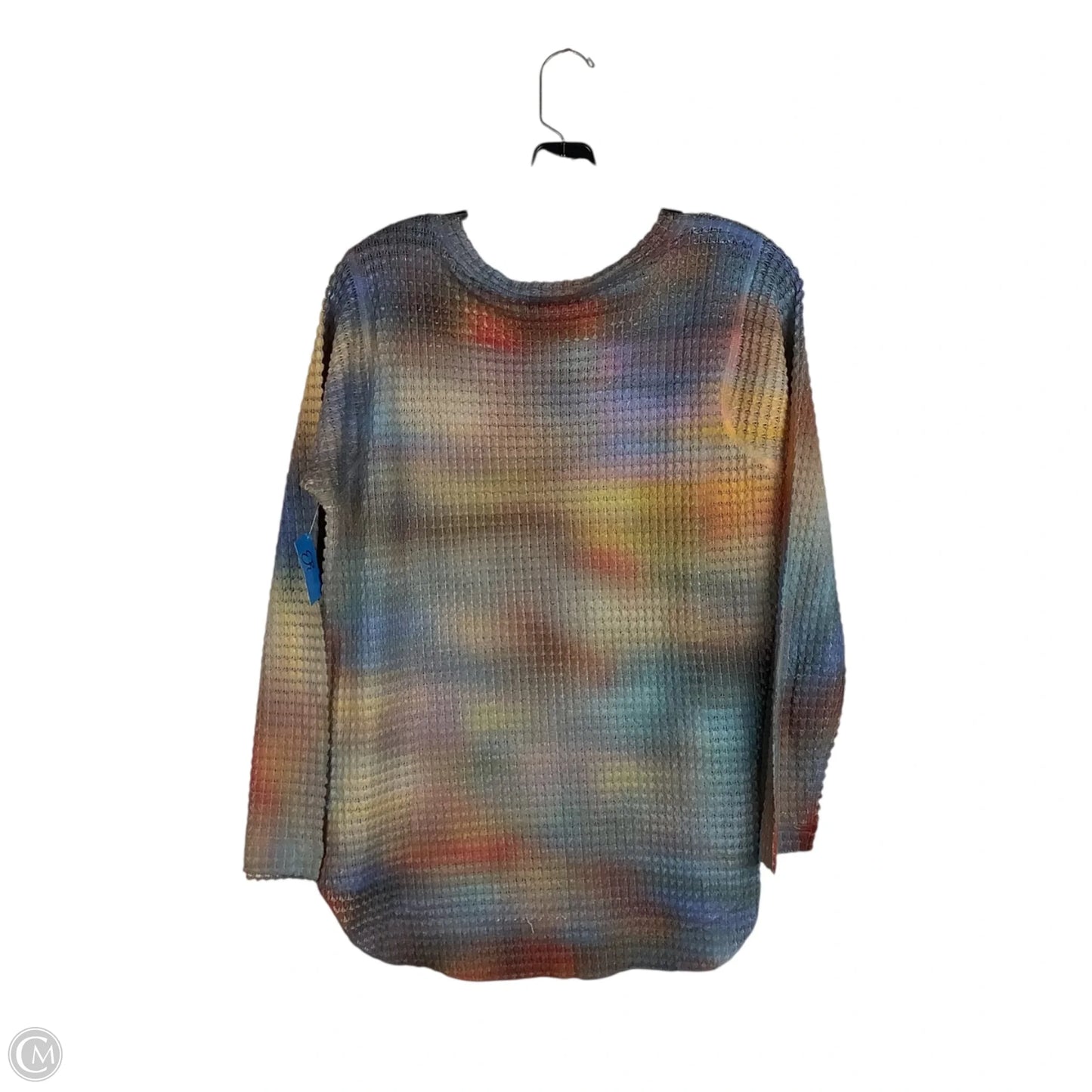 Top Long Sleeve By Nally And Millie In Multi-colored, Size: L