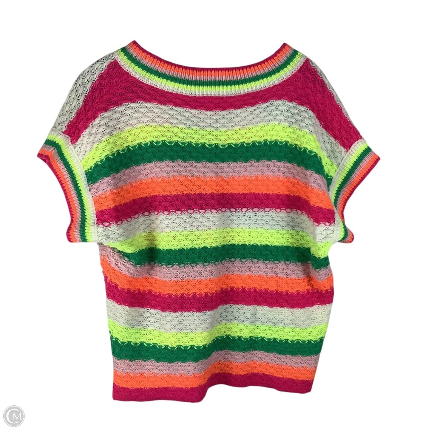 Sweater Short Sleeve By Jodifl In Multi-colored, Size: S