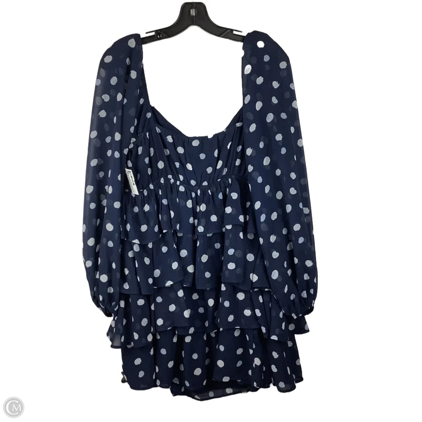 Dress Casual Short By Abercrombie And Fitch In Polkadot Pattern, Size: L