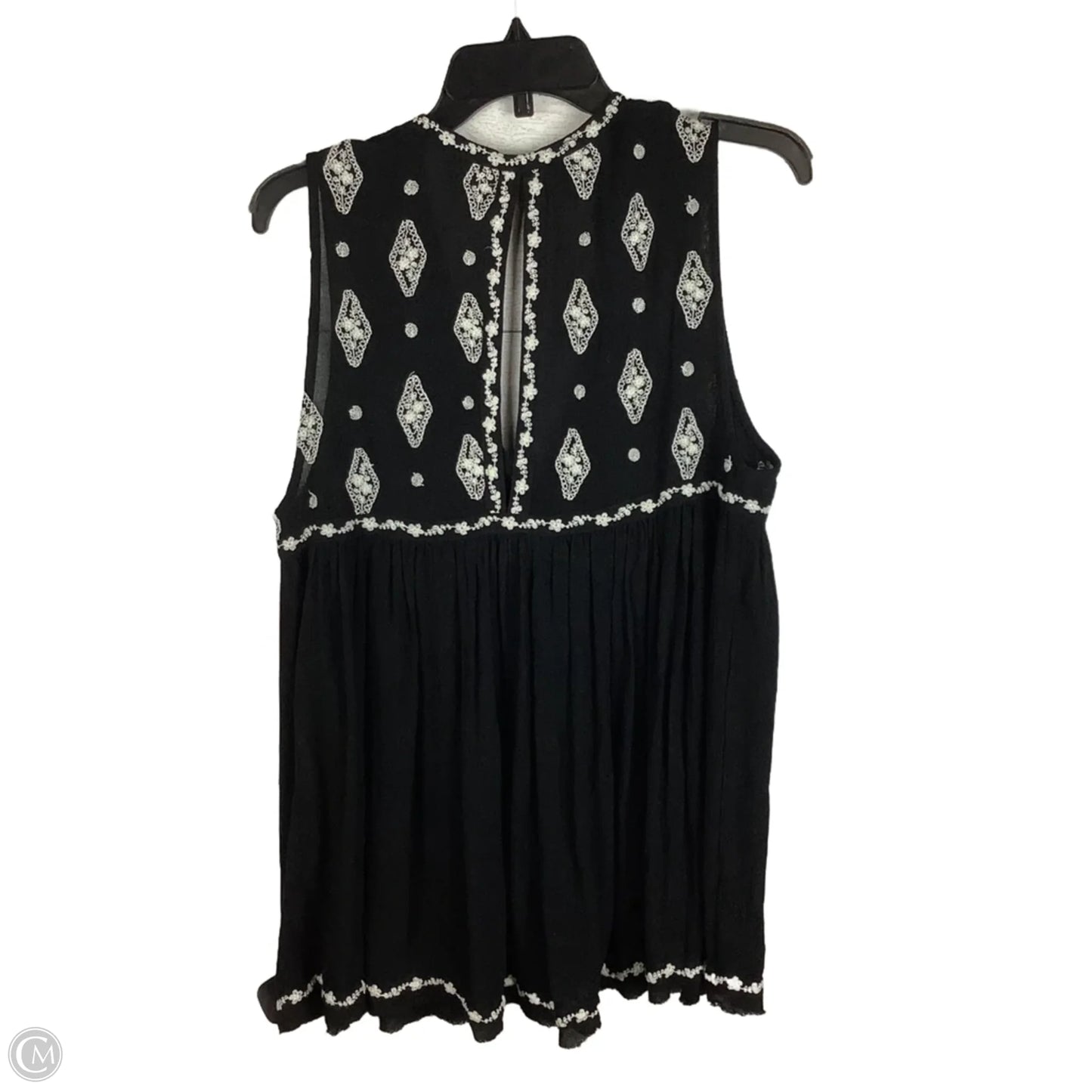 Top Sleeveless By Free People In Black, Size: S