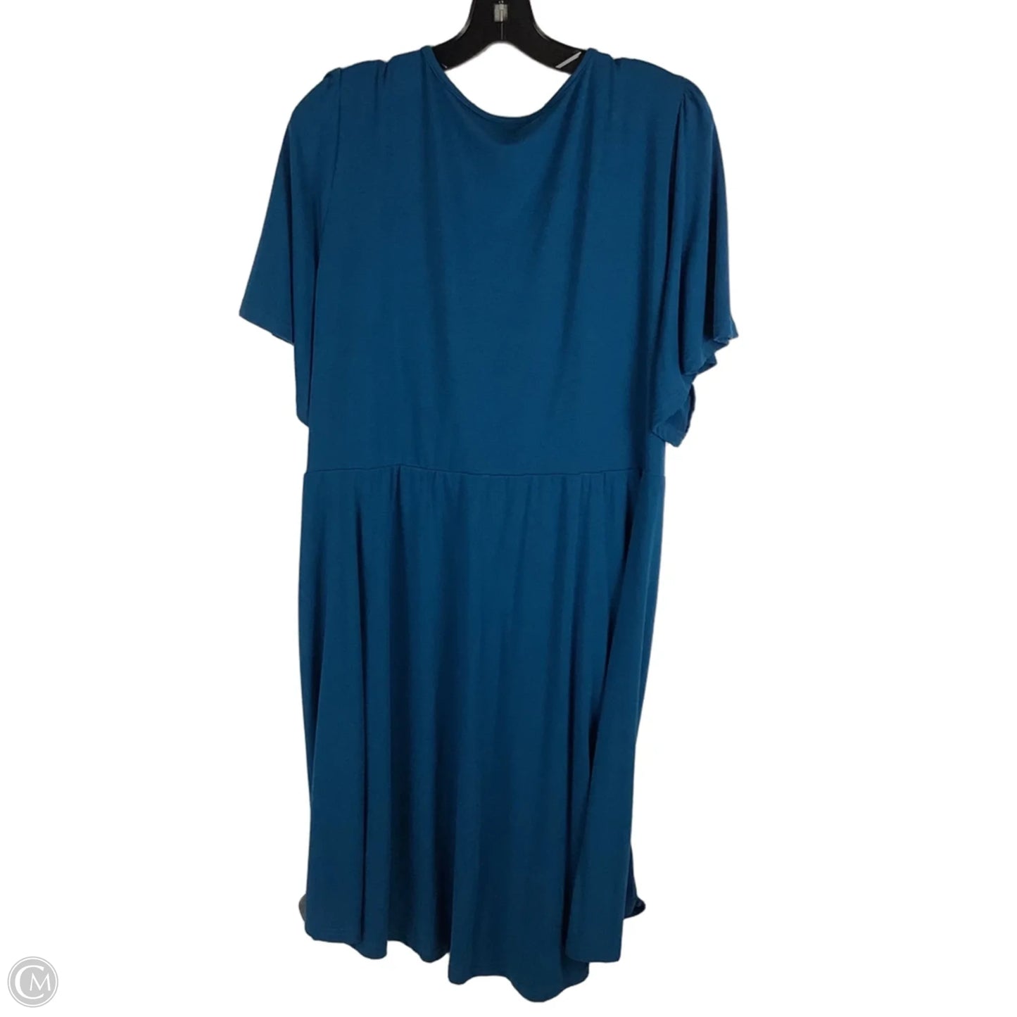 Dress Casual Short By Clothes Mentor In Blue, Size: 3x