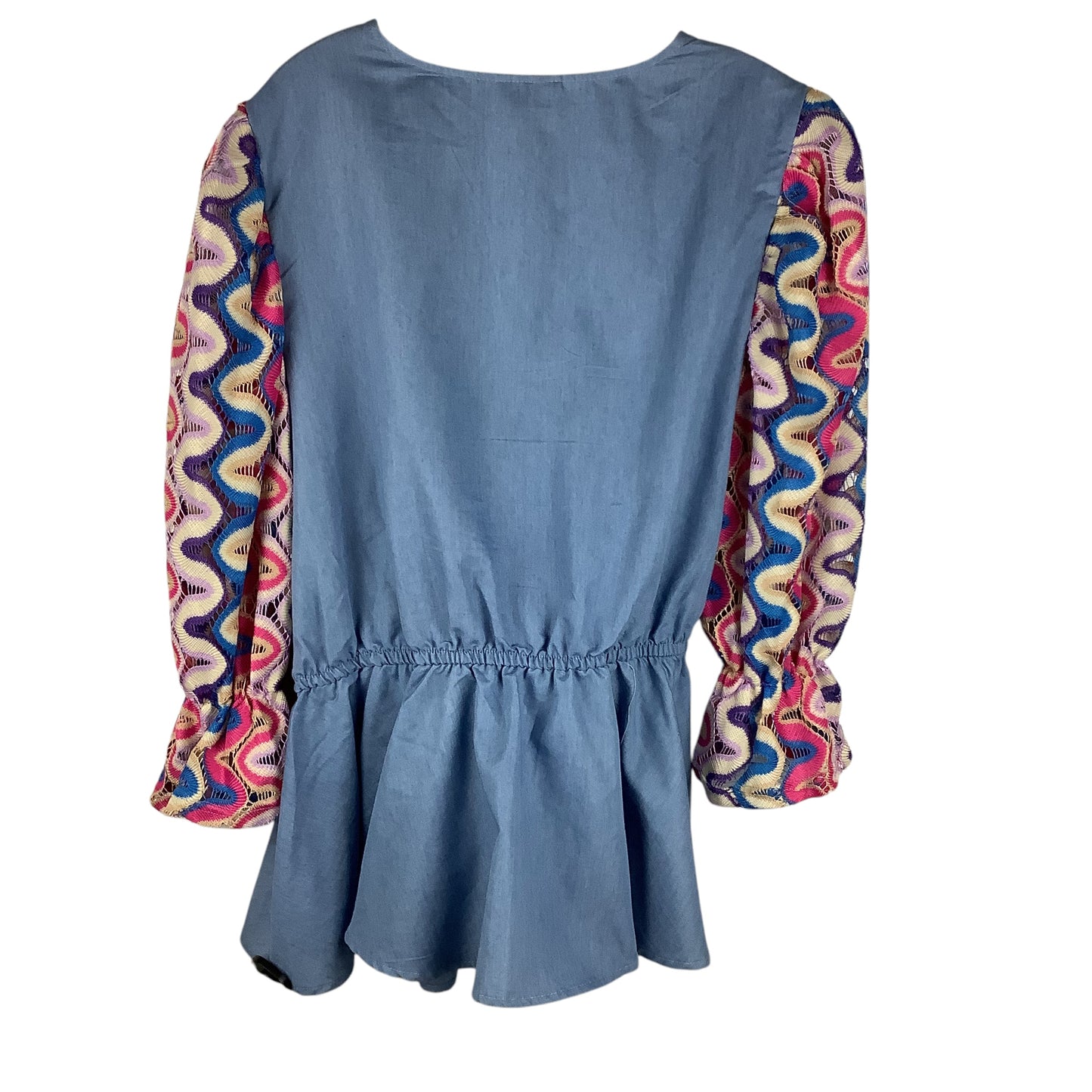 Top Long Sleeve By Ashley Stewart In Blue, Size: Xl