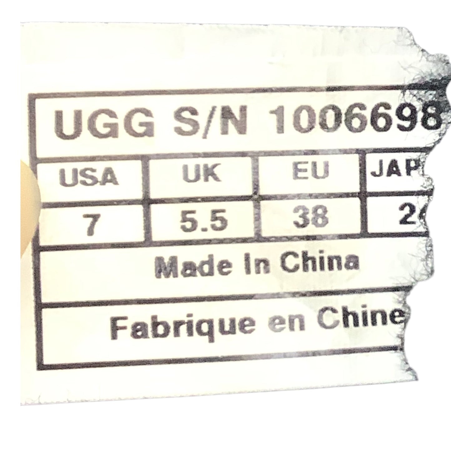 Boots Designer By Ugg Size: 7
