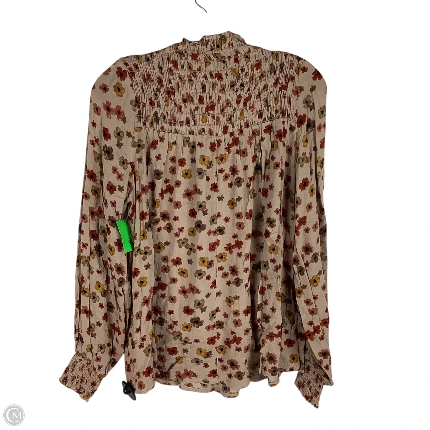 Top Long Sleeve By Karlie In Brown, Size: M