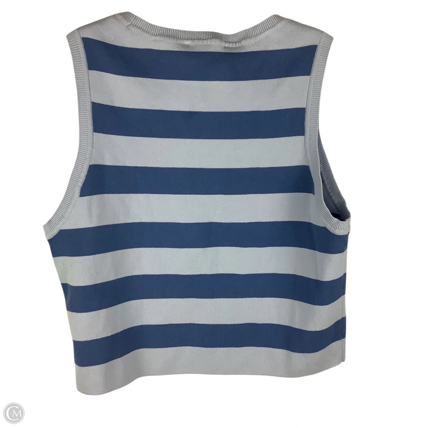 Top Sleeveless By Dkny In Blue, Size: Xl