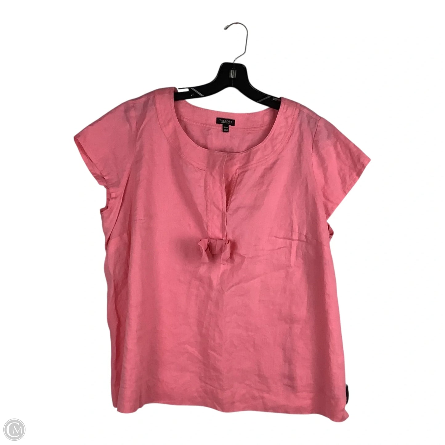 Top Short Sleeve By Talbots In Pink, Size: 1x (18P)