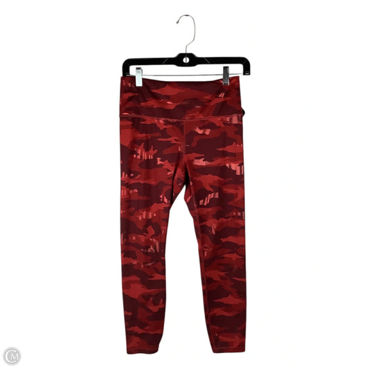 Athletic Leggings By Athleta In Red, Size: M