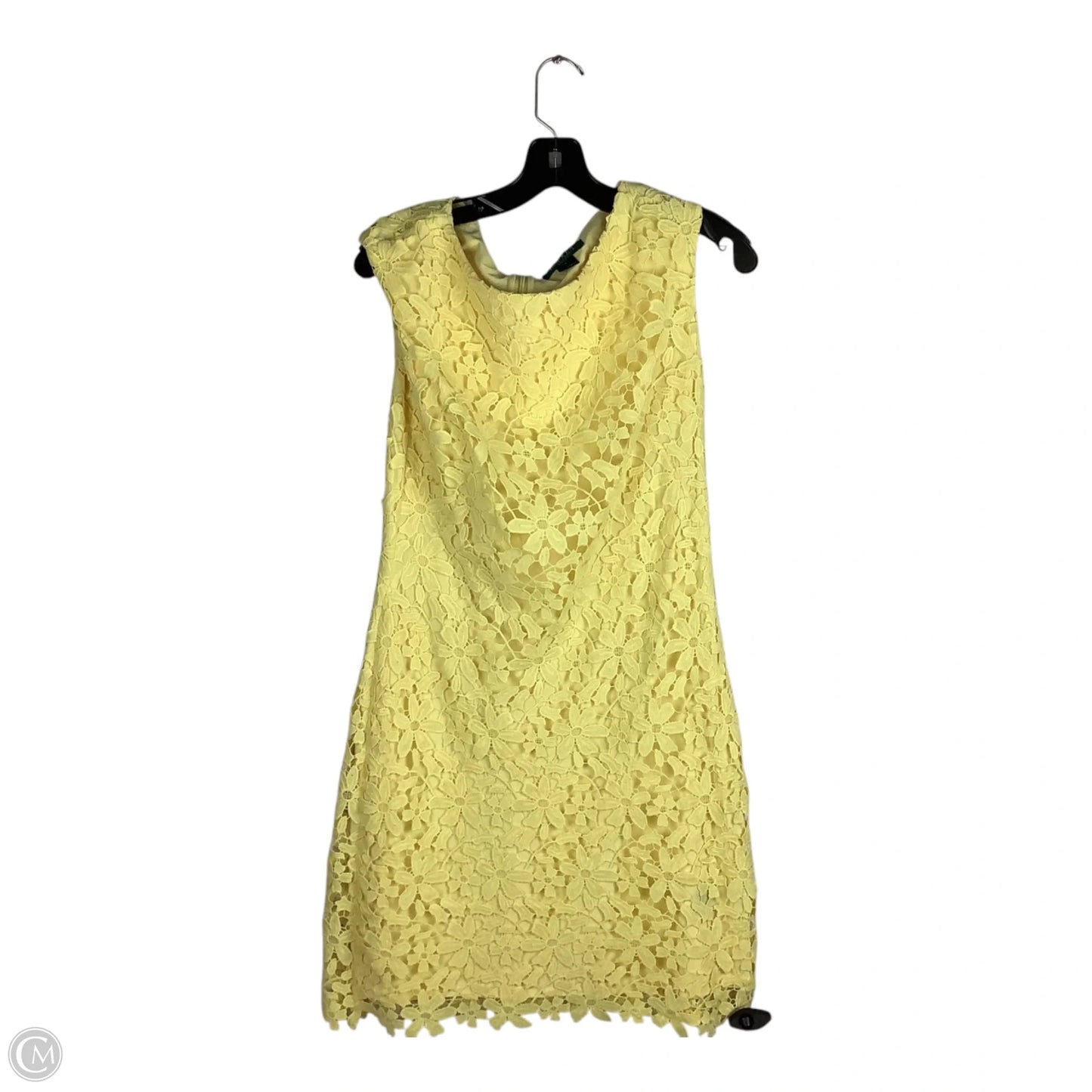 Dress Casual Short By Lauren By Ralph Lauren In Yellow, Size: 8
