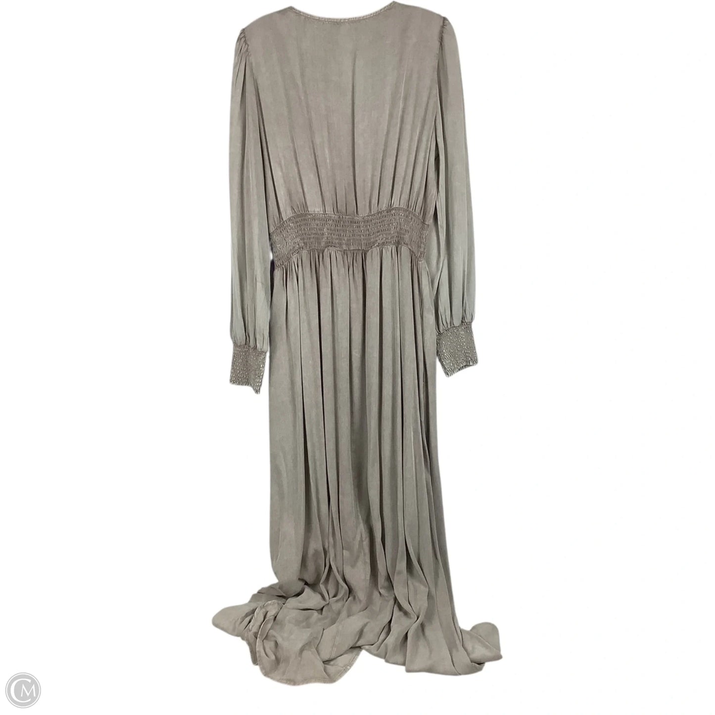Dress Casual Maxi By Easel In Taupe, Size: L