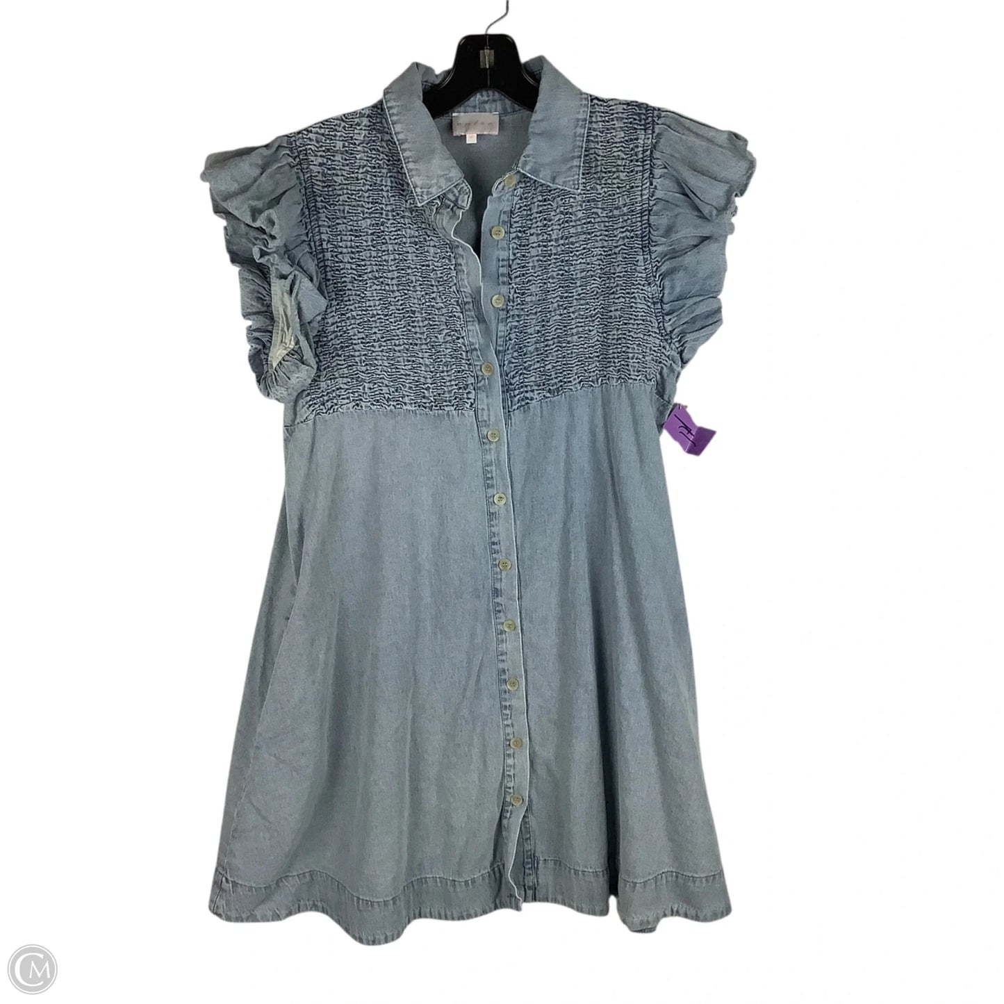 Dress Casual Short By Entro In Blue Denim, Size: S