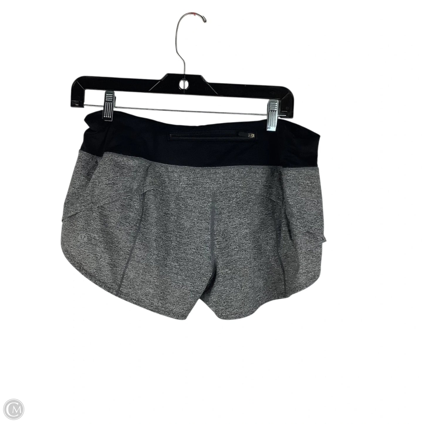 Athletic Shorts By Lululemon In Grey, Size: 8