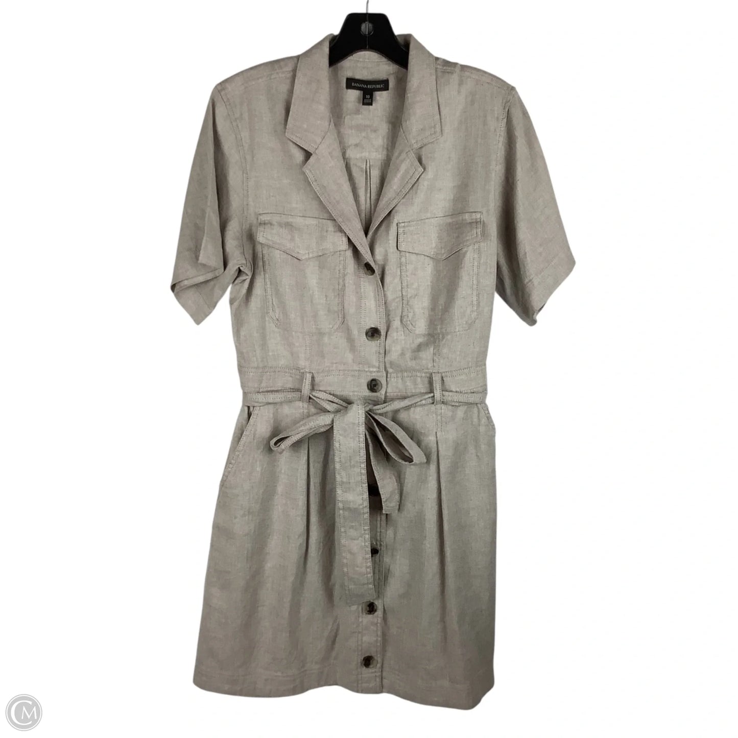 Dress Casual Short By Banana Republic In Taupe, Size: 10