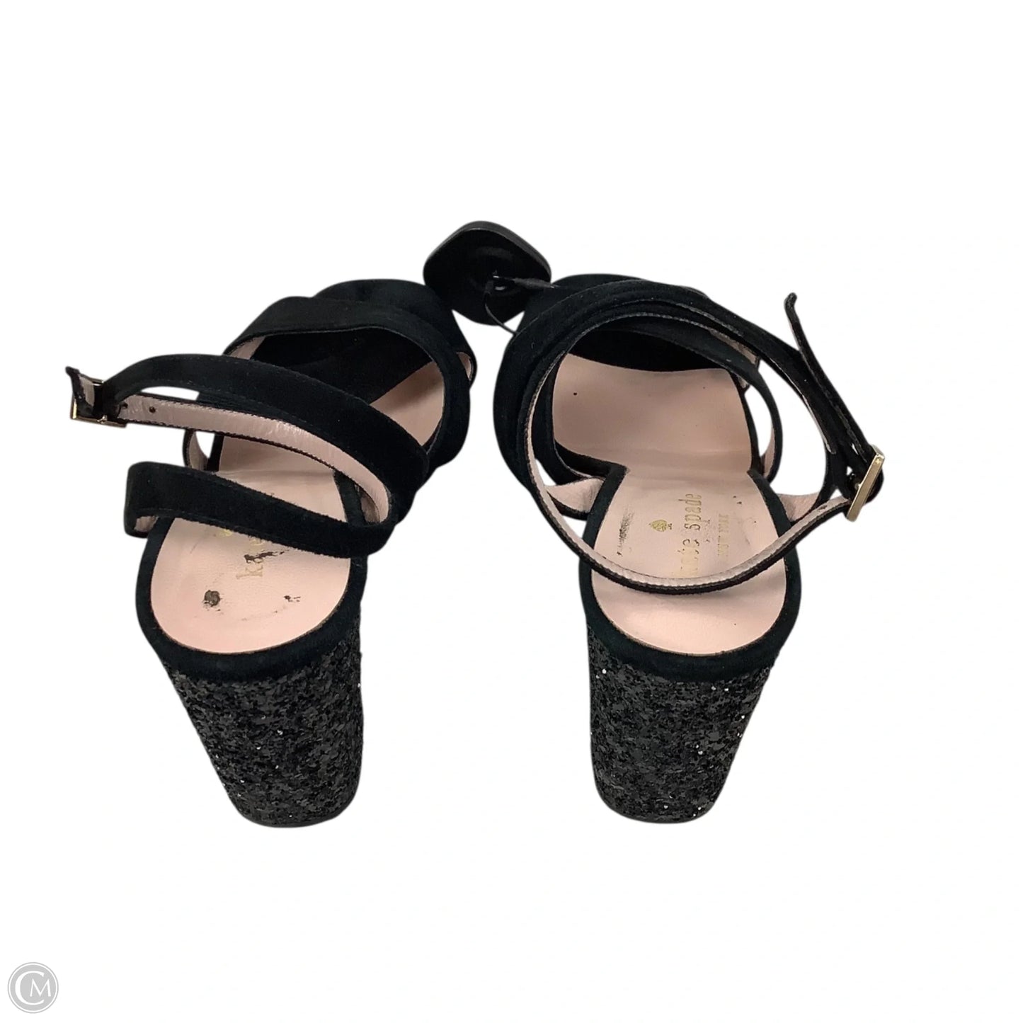 Sandals Designer By Kate Spade In Black, Size: 8.5