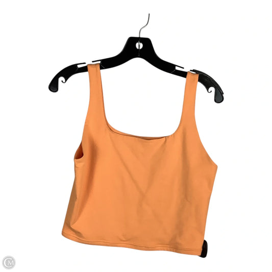Athletic Tank Top By Clothes Mentor In Orange, Size: L