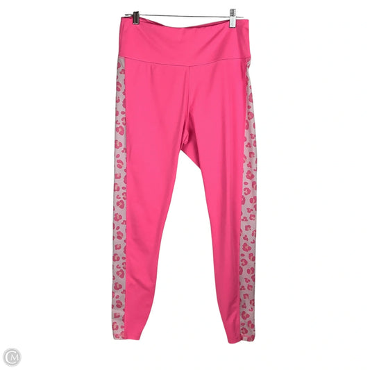 Athletic Leggings By Crown And Ivy In Pink, Size: M
