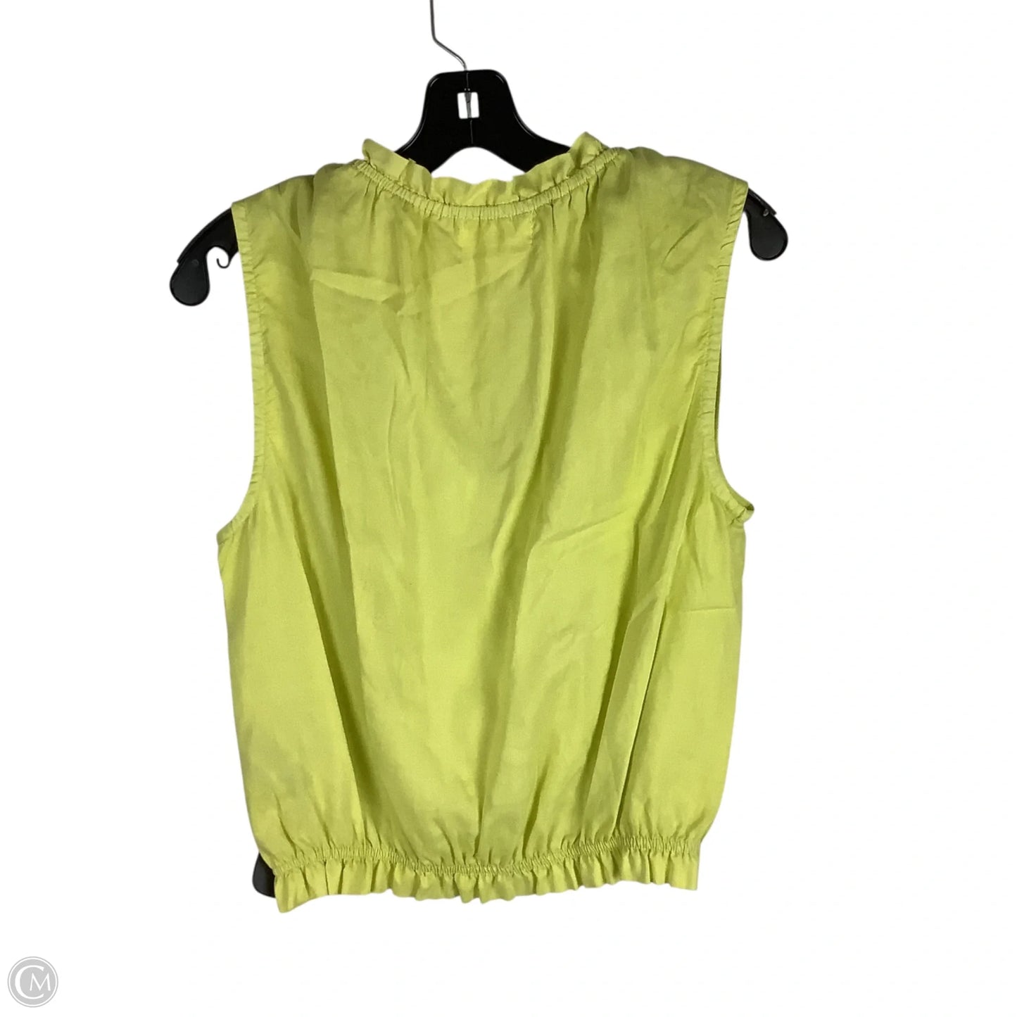 Top Sleeveless By Cloth & Stone In Yellow, Size: M