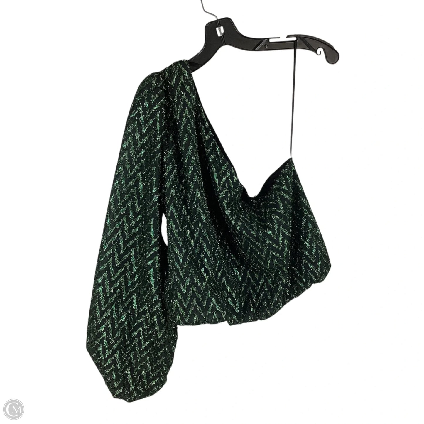 Top Long Sleeve By Astr The Label In Green, Size: L