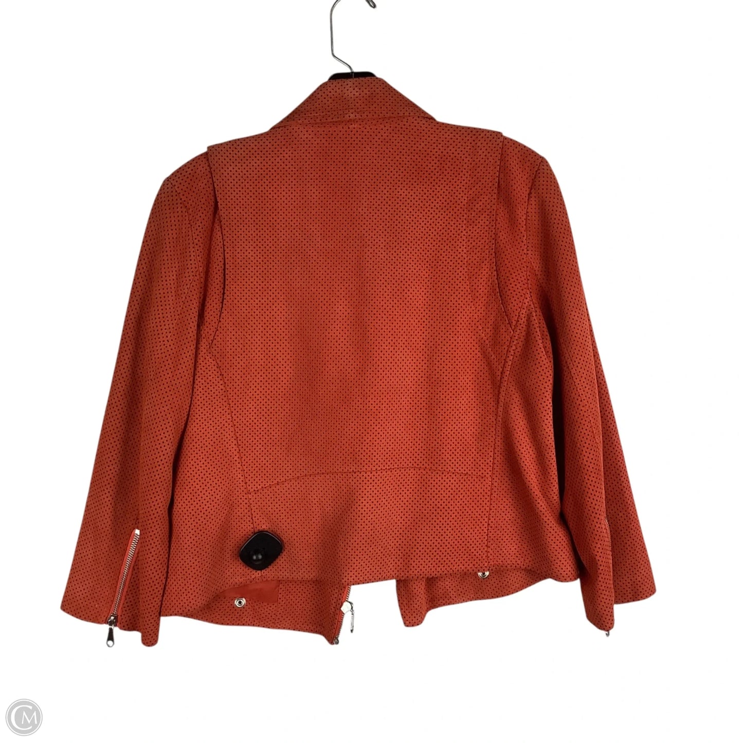 Jacket Designer By Rebecca Minkoff In Orange, Size: M