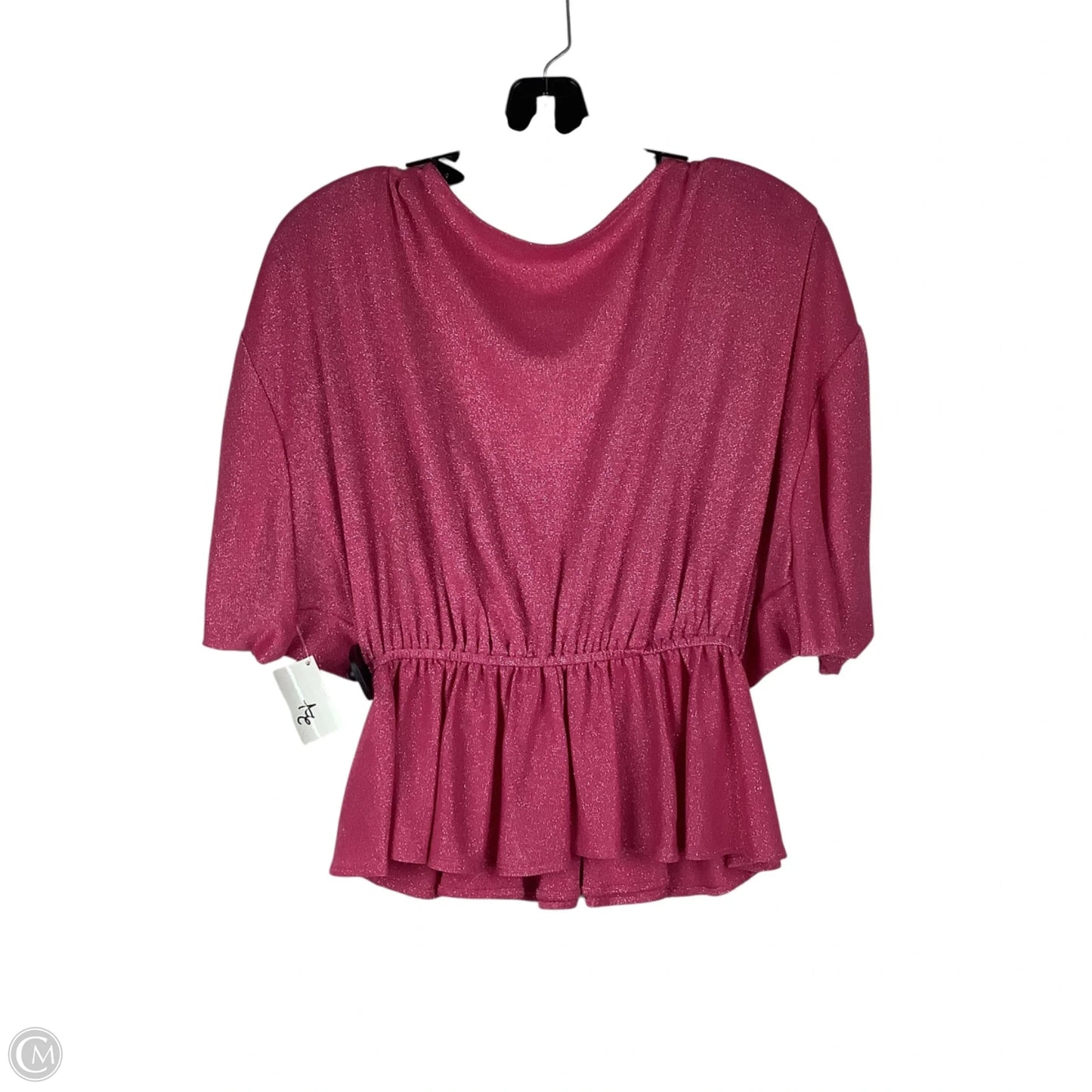 Top Short Sleeve By Corey Lynn Calter In Pink, Size: S