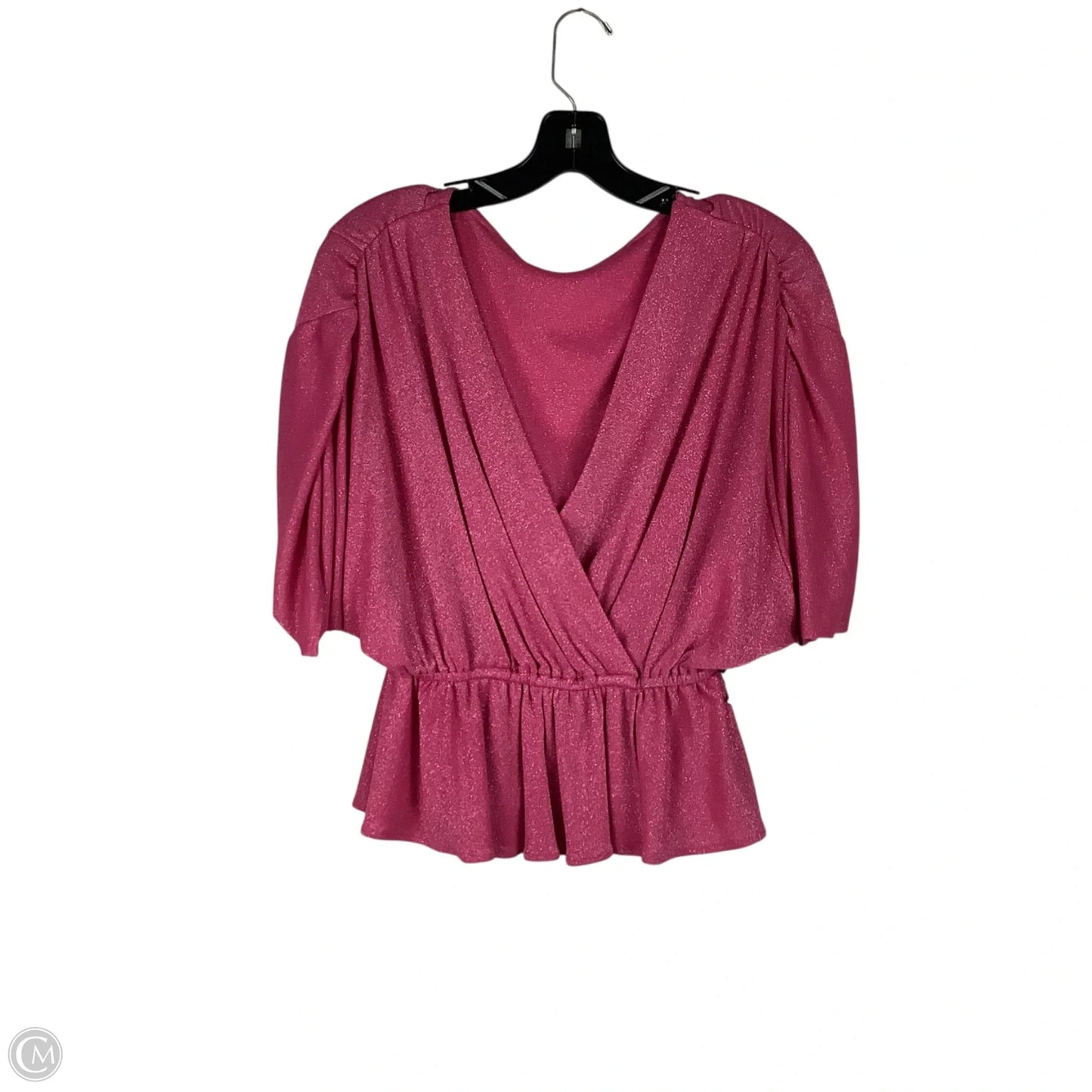 Top Short Sleeve By Corey Lynn Calter In Pink, Size: S