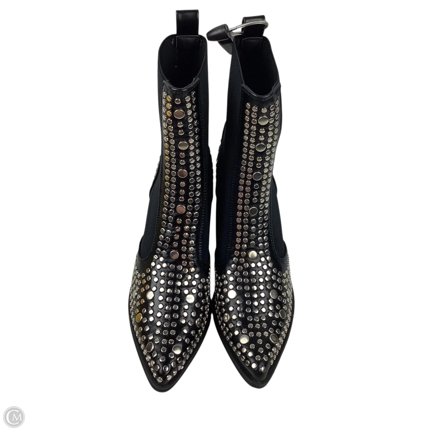 Boots Ankle Heels By Cmc In Black, Size: 6.5 (37)