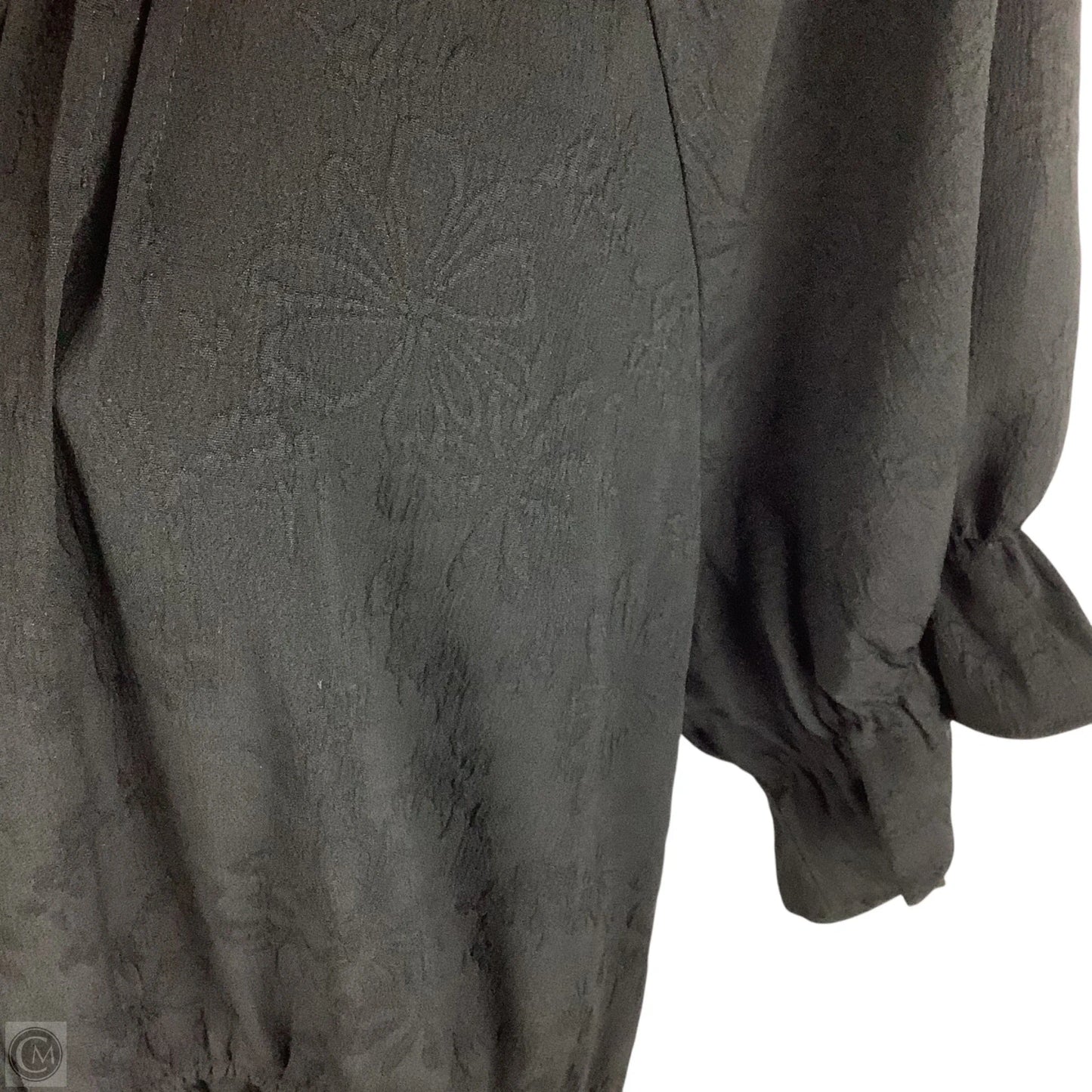 Dress Casual Short By Chicsoul In Black Floral, Size: 2x