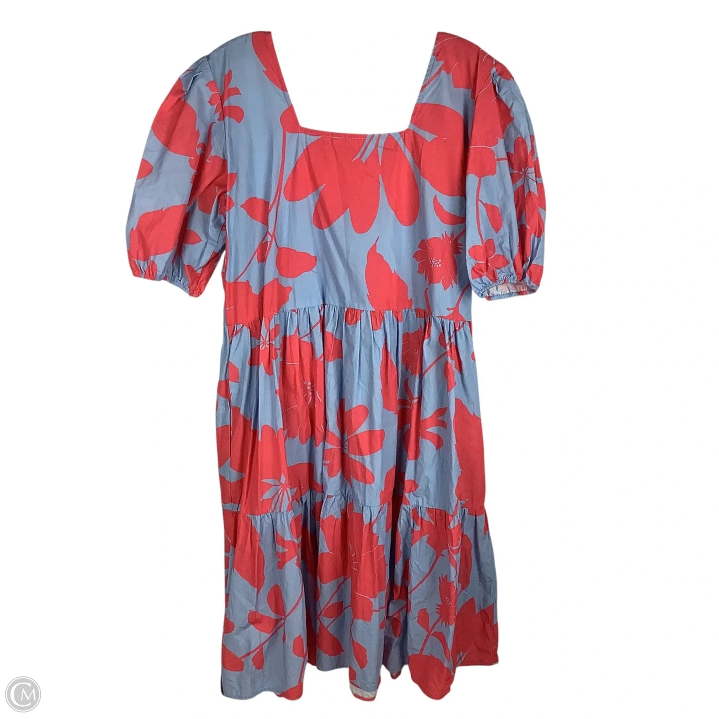 Dress Casual Short By Cmc In Blue & Pink, Size: Xl