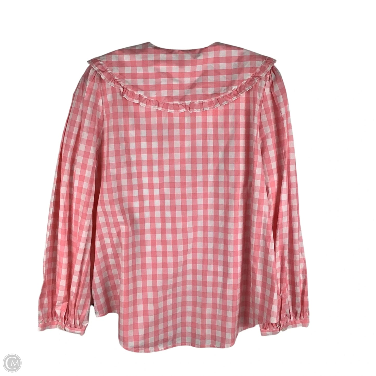 Top Long Sleeve By Who What Wear In Pink, Size: Xxl