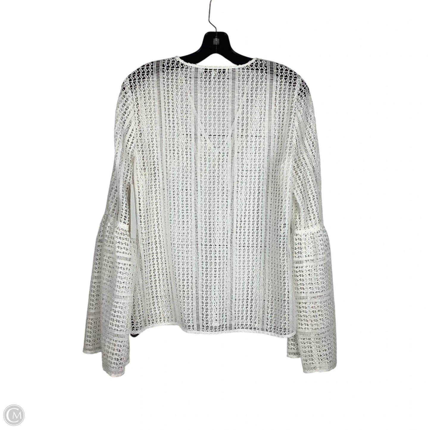 Top Long Sleeve Designer By Derek Lam In White, Size: 10