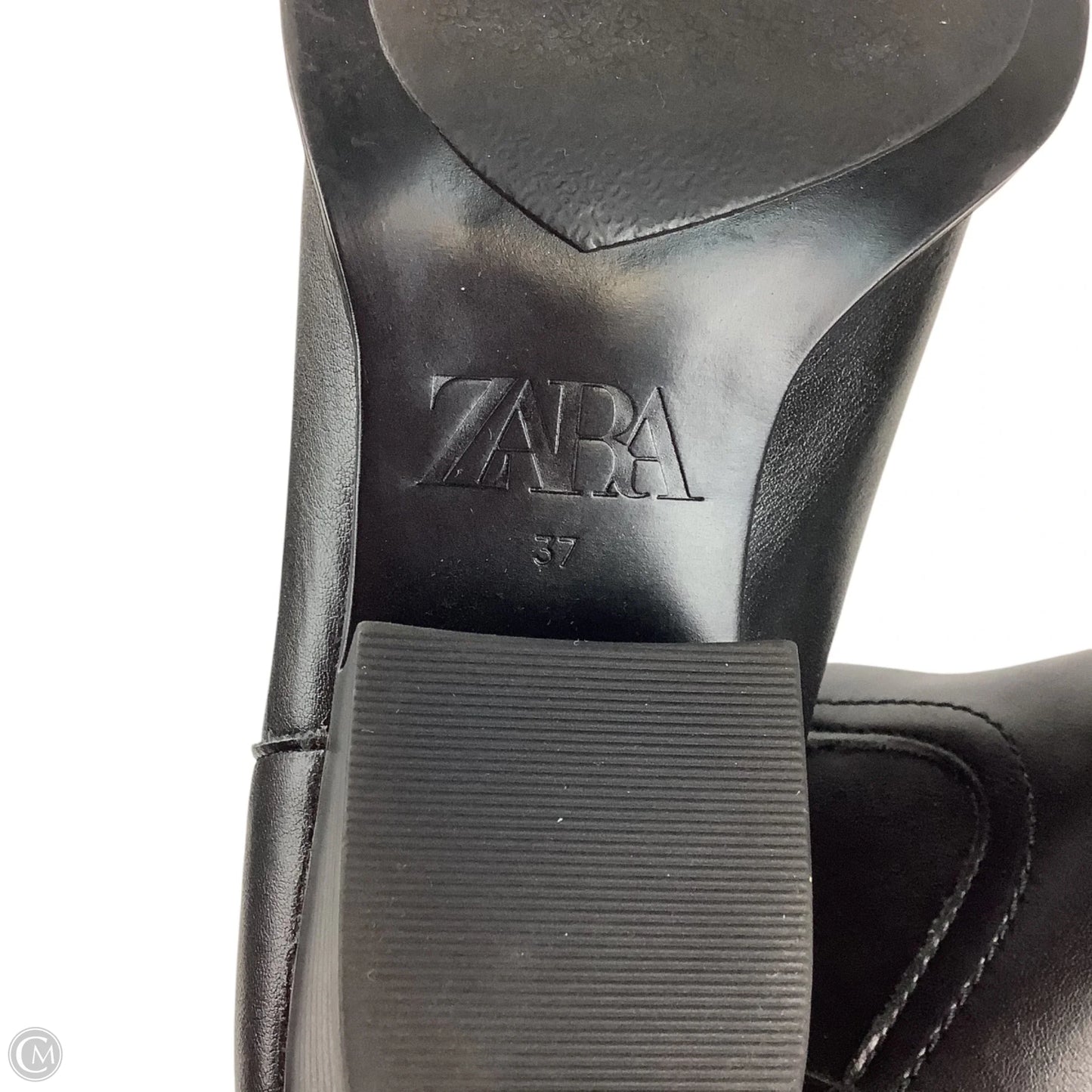 Boots Western By Zara In Black, Size: 6.5 (37)