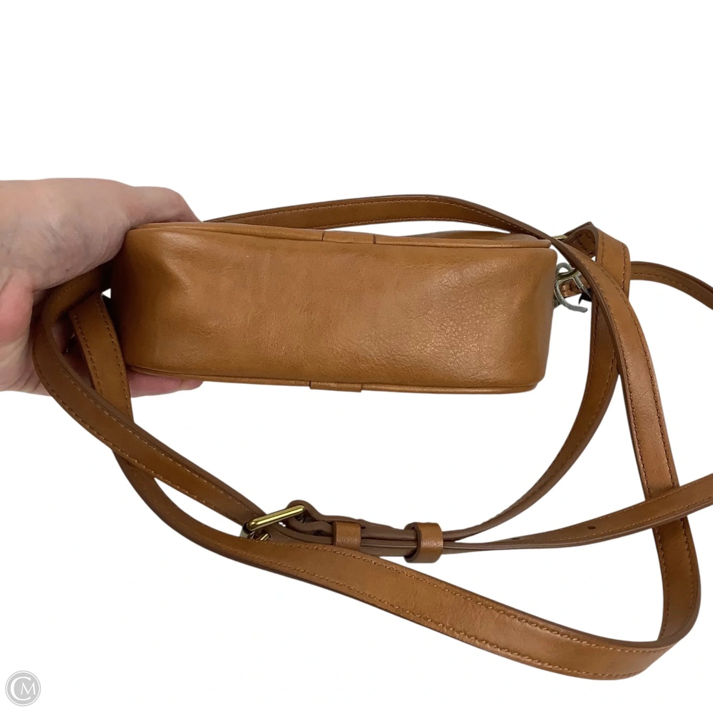Crossbody Leather By Fossil, Size: Small