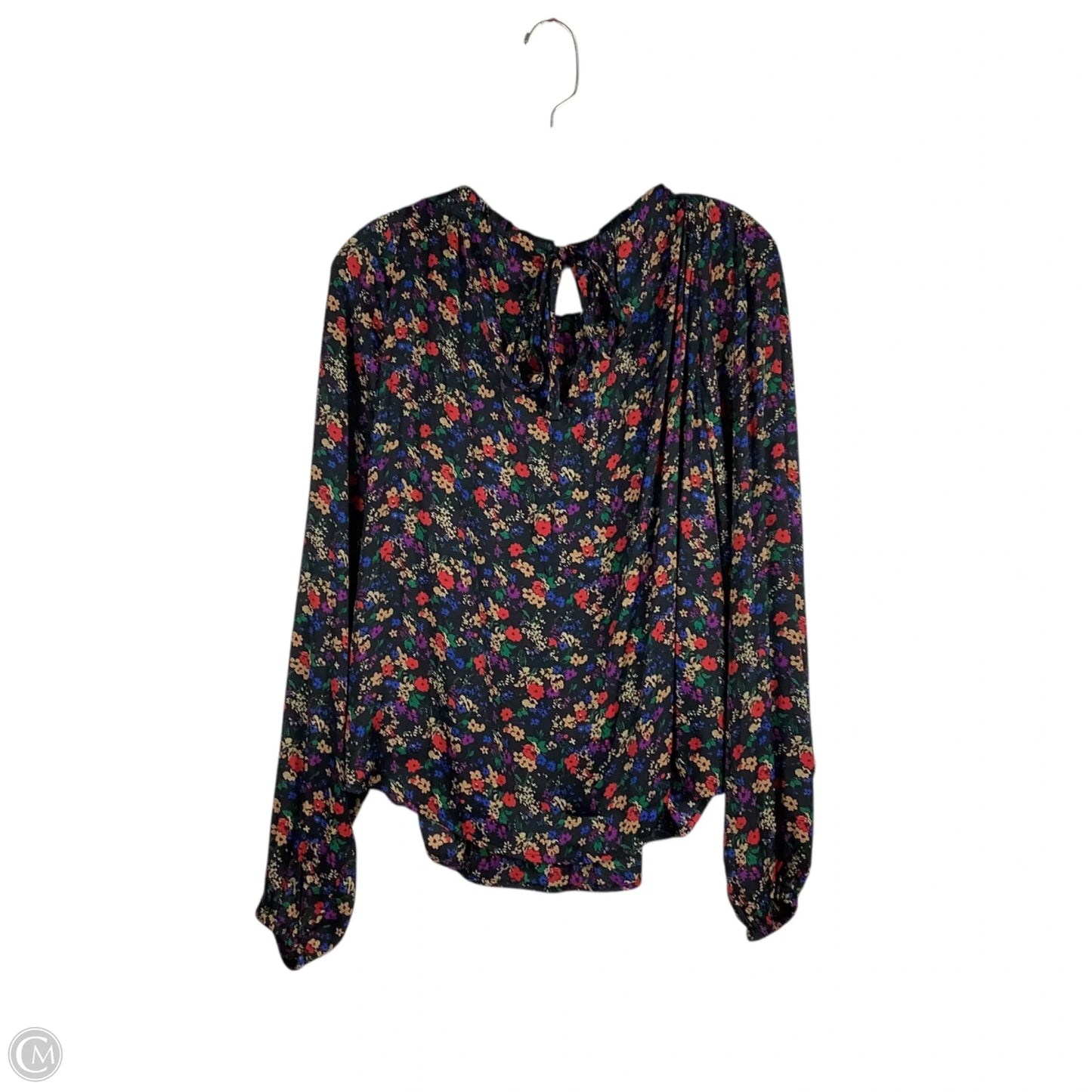Top Long Sleeve By Gap In Floral Print, Size: M