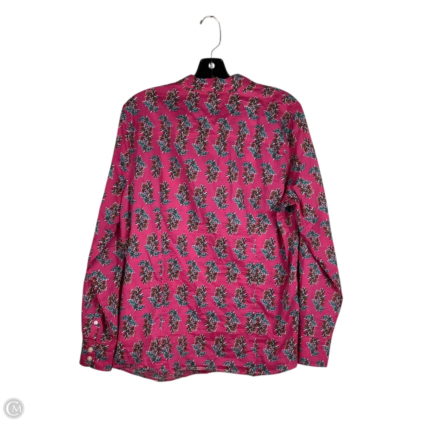 Top Long Sleeve By J. Crew In Pink, Size: Xl