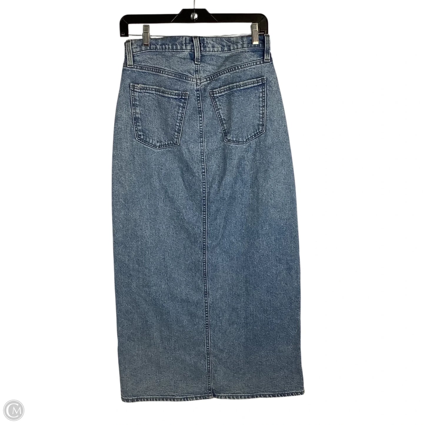 Skirt Midi By Universal Thread In Blue Denim, Size: 4