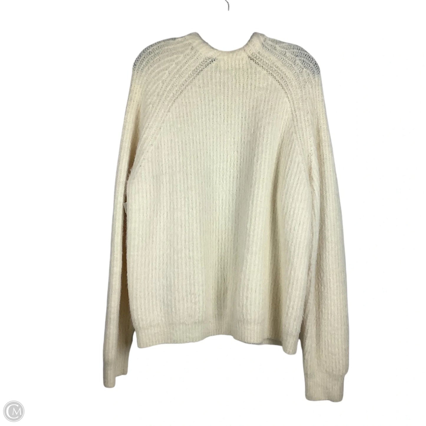 Sweater Cardigan By Sleeping On Snow In Cream, Size: Xl