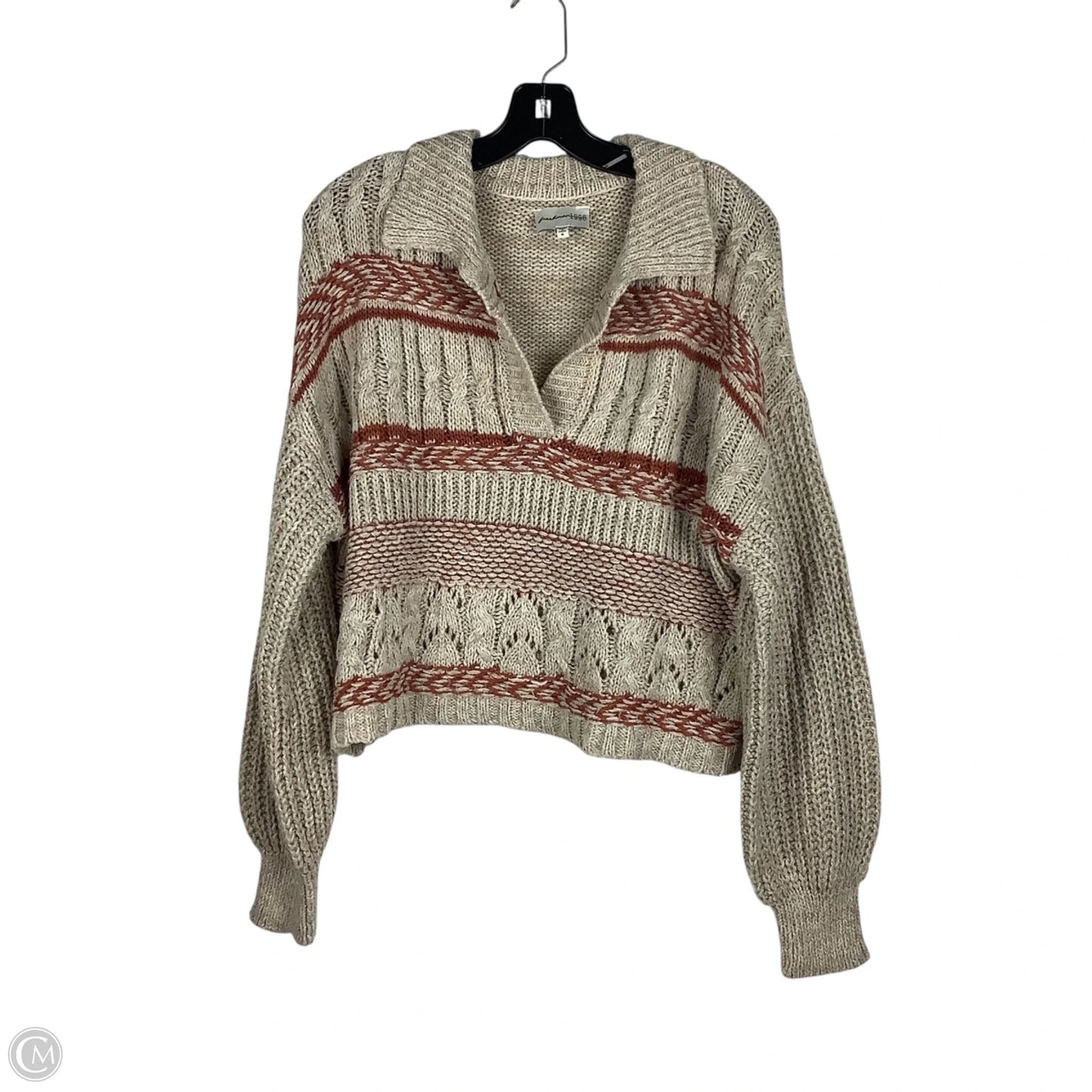 Sweater By Clothes Mentor In Tan, Size: Xl