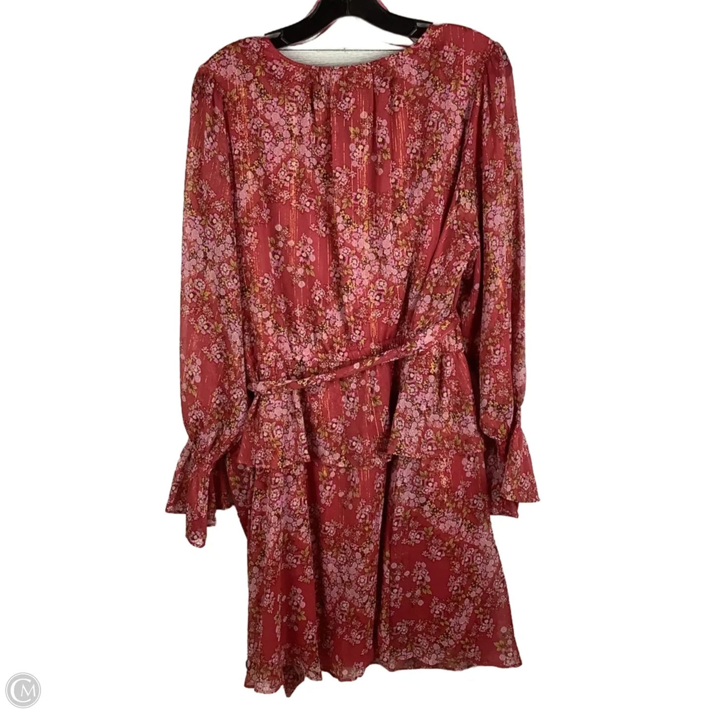 Dress Casual Short By Lc Lauren Conrad In Floral Print, Size: 1x